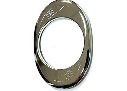 MOTTURA MOSTRINA ESTERNA IMBUTITA PER DEFENDER D.MM 50 CROMO SATINATO