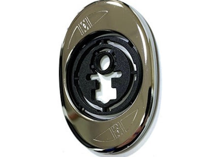 MOTTURA MOSTRINA ESTERNA IMBUTITA PER DEFENDER D.MM 50 CROMO SATINATO