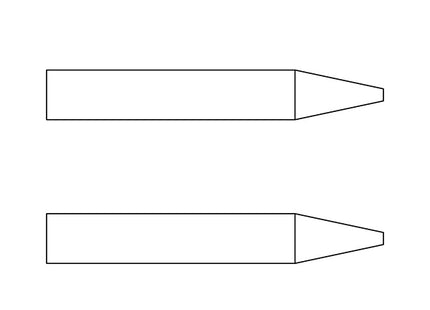 CHICAGO PNEUMATIC SCALPELLO TONDO A PUNZONE MM180X2,5