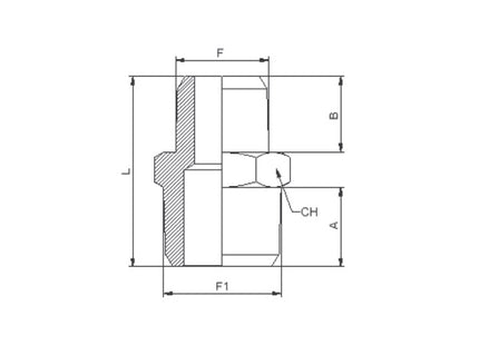 KONFIT NIPPLO CONICO ART. AS52K FILETTATO 3/8"