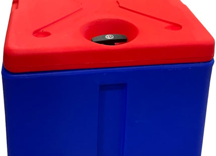 TELCOM BAULE MOD. 45 L.CM 45X P45X H35 COLORE BLU/ROSSO