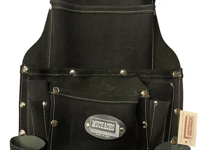 MUCHACHO BORSA PER CARPENTIERE IN CROSTA ART.110 CON 6 TASCHE