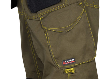 COFRA PANTALONE CARPENTER COLORE FANGO/NERO TG. 54