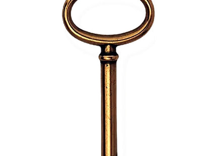 E.CASIRAGHI CHIAVE IN OTTONE FISSA MM 75 FINITURA BRONZO CONF.PZ2