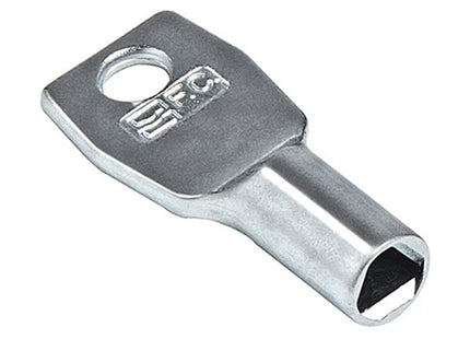 COMUNELLO CHIAVE IN ZAMA ZINCATA TRIANGOLARE ART.625