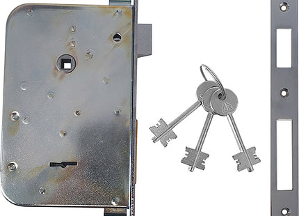 CR SERRATURA INFILARE DOPPIA MAPPA TRIPLICE ENTRATA MM60 AMBIDESTRA