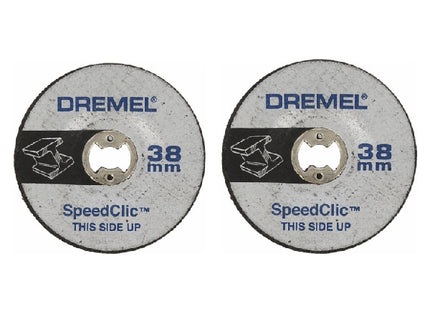 DREMEL ART. SC541 DISCHI ABRASIVI D.MM38 EZ SPEEDCLIC CONF.DA PZ2