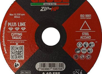 GLOBE DISCO DA TAGLIO PIANO D.MM125X1,0X22,23 ACCIAIO