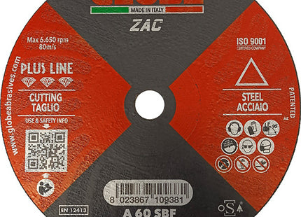 GLOBE DISCO DA TAGLIO PIANO D.MM230X2,0X22,23 ACCIAIO