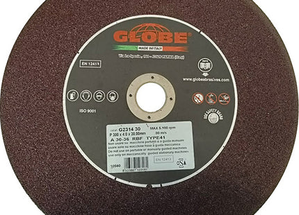 GLOBE DISCO DA TAGLIO PIANO D.MM300X4,0X30,00 ACCIAIO