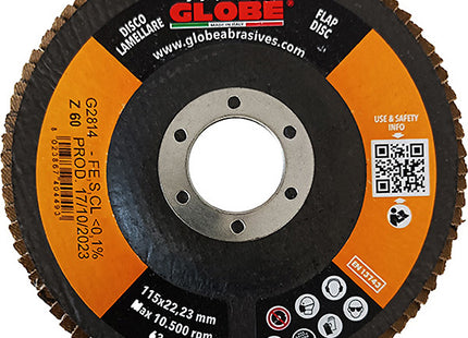 GLOBE DISCO LAMELLARE ALLO ZIRCONIO PIANO D.MM115X22 Z 60