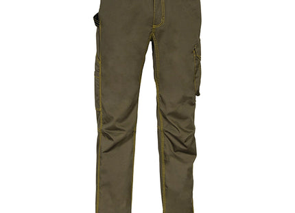 COFRA PANTALONE DRILL MULTITASCHE COLORE FANGO/NERO TG. 46