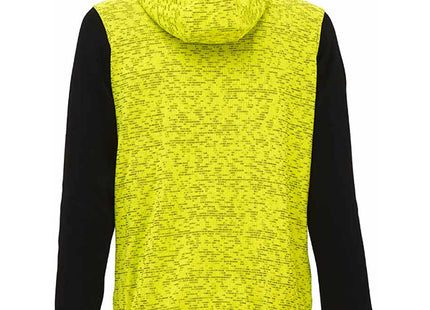 U-POWER FELPA CON CAPPUCCIO RAINBOW COLORE YELLOW FLUO TG.XXL