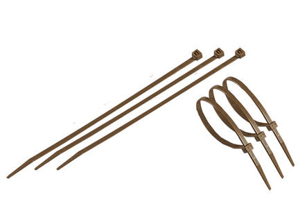 TENAX FASCETTE MULTIUSO ART. FIX-TIE S MM100X2,5 COLORE MARRONE PZ50