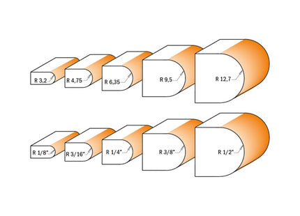 CMT FRESA A MEZZO TONDO GAMBO MM12 ART.954.507.11