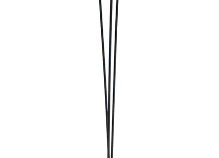 MINUTEX GAMBA IN FILO PER TAVOLO MOD. WIRE ACCIAIO NERO GRAFITE H.CM71