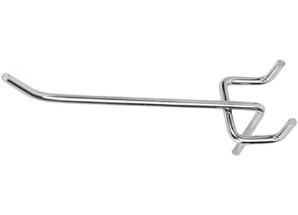 GANCI EXPO PER PANNELLI FORATI IN METALLO NICHELATI DIRITTI CM15 PZ5*