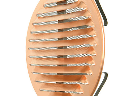 LA VENTILAZIONE GRIGLIA RAME TONDA CON MOLLE D.MM150