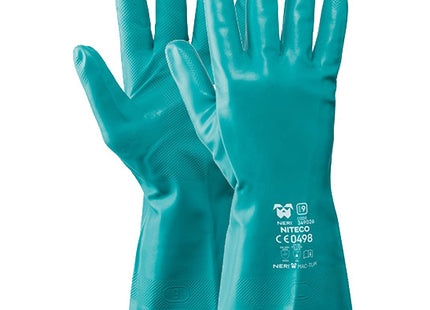 GUANTI MOD. NITECO IN NITRILE COLORE VERDE TG10
