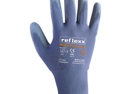 GUANTI REFLEXX MOD. PU18 GREY IN POLIURETANO COLORE GRIGIO TG XL