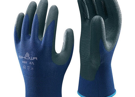 GUANTI SHOWA MOD. 380 IN NYLON COLORE BLU TG 7 (M)