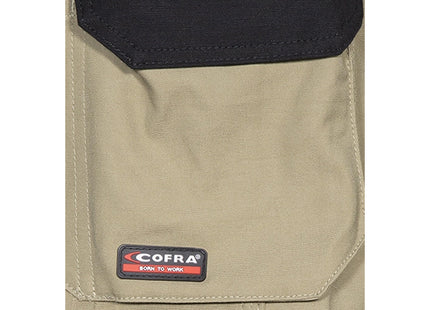 COFRA PANTALONE HELSINKI COLORE CORDA/NERO TG. 62*
