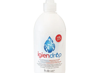 ITALICARE IGIENDROP GEL IGIENIZZANTE PER MANI CON DOSATORE ML 500