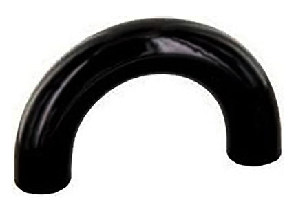 E.CASIRAGHI MANIGLIA IN ZAMA D.MM 6 INTERASSE MM 32 NERO LUCIDO CONF.PZ2