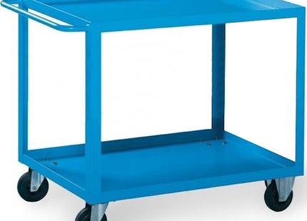 MG CARRELLO PORTA ATTREZZI MONOBLOCCO A 2 PIANI PORTATA KG300 BLU