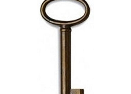 METAL STYLE CHIAVE IN OTTONE FLORENCE MM34X71