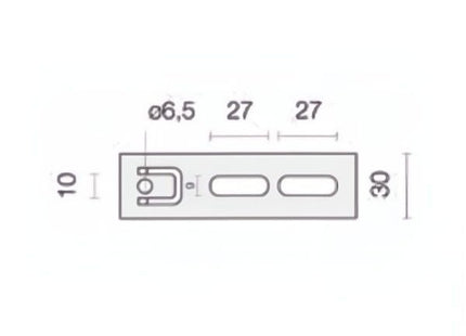 COMUNELLO STAFFA REGOLABILE PER SHOWIN S35/S45