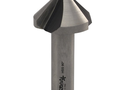 STELLA BIANCA SVASATORE 3 TAGLIENTI 90° HSS D.MM20X50 K35 GAMBO MM 8