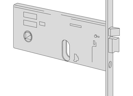 CISA ELETTROSERRATURA DA INFILARE PER FASCE H.MM64 ENTRATA MM90 AMBIDX