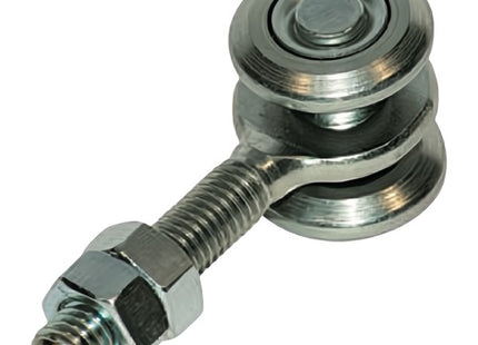 NOVA-FERR CARRELLO A 2 CUSCINETTI IN ACCIAIO ZINCATO M12 D.MM44