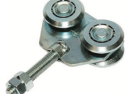 NOVA-FERR CARRELLO A 4 CUSCINETTI IN ACCIAIO ZINCATO M 8 D.MM24