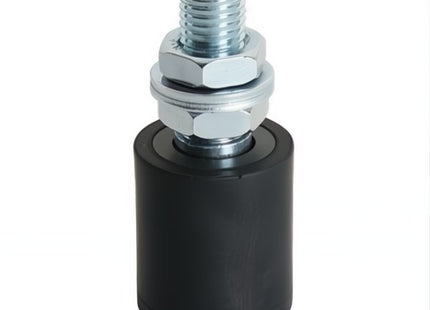 NOVA-FERR OLIVA IN NYLON NERO MM30X40 CON PERNO IN ACCIAIO ZINCATO M14