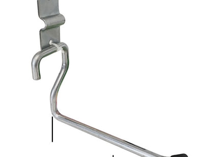 MINUTEX PORTATUTTO DA PARETE DIRITTO MM 280 IN ACCIAIO ZINCATO BIANCO