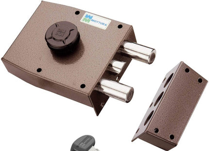 MOTTURA SERRATURA APPLICARE C10 LATERALE ENTRATA MM64 ART.30.411 SX