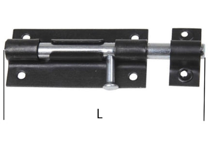MINUTEX CATENACCIO A CANNONE IN ACCIAIO ZINCATO NERO MM 60