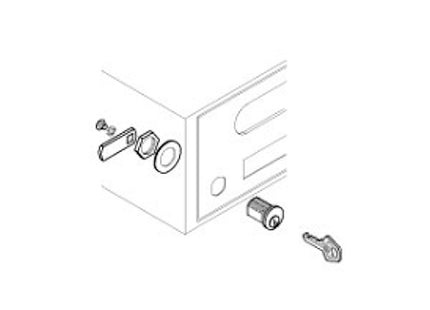 MERONI SERRATURA UNIVERSALE CON CILINDRO MM19X25 E LEVA NICHELATO