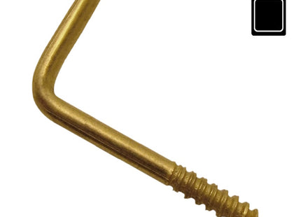 SODIFER CANCANI A VITE PER LEGNO IN FERRO OTTONATO MISURA 20X70 PZ 6