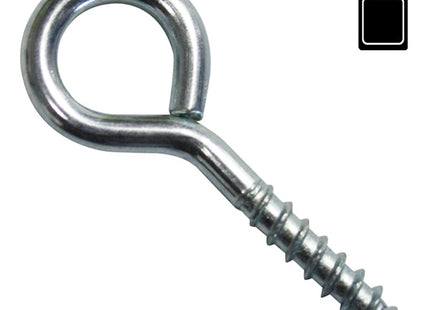 SODIFER OCCHIOLI A VITE PER LEGNO IN FERRO LUCIDO MISURA 20X60 CONF.PZ 6