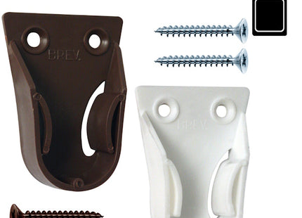 SODIFER REGGITUBO LATERALE IN PLASTICA BIANCO BLISTER DA PZ4