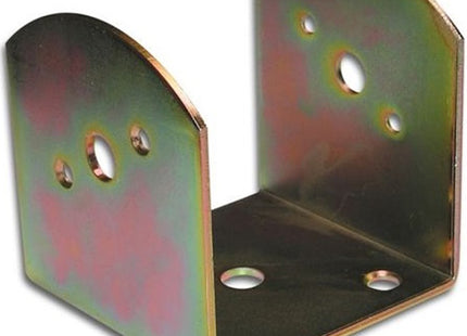 MINUTEX STAFFA PER TRAVI FORI D.MM13 MM 90X 90X3 H.MM 95 ACCIAIO ZINCATO