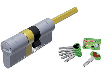 SECUREMME CILINDRO EVOK22 MODULARE PREDISPOSTO PER POMOLO MM31/51