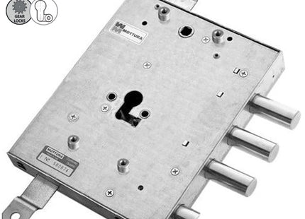 MOTTURA SERRATURA APPLICARE TRIPLICE ENTRATA MM89 ART.89.4571 SX