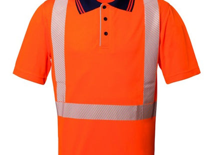 LUCENTEX POLO ALTA VISIBILITA' MOD. SEAL HI-VIS COLORE ARANCIO TG.M*
