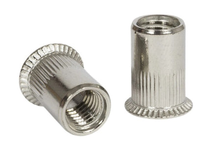 INSERTI FILETTATI CILINDRICI IN ACCIAIO INOX A2 TS RIDOTTA M 6 ART.9314