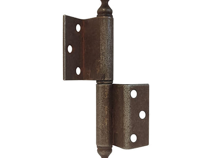 METAL STYLE CERNIERA ZANCATA SINISTRA FERRO ANTICATO MM70X105 CONF.PZ2
