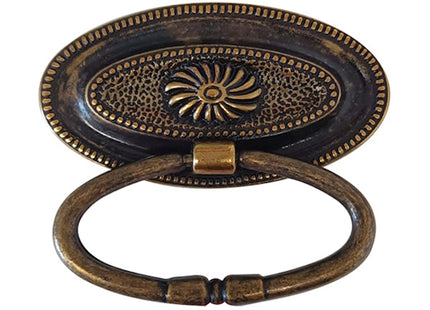 METAL STYLE MANIGLIA IN ZAMA ORO DI VALENZA MM 82X44 INTERASSE MM 64